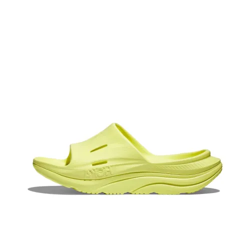 HOKA ONE ONE Ora Recovery Slide 3 Slide Slippers Unisex Yellow