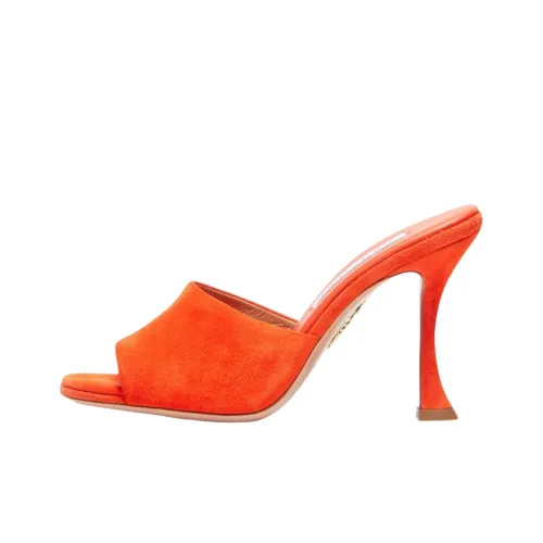 AQUAZZURA Slide Slippers Women's Orange