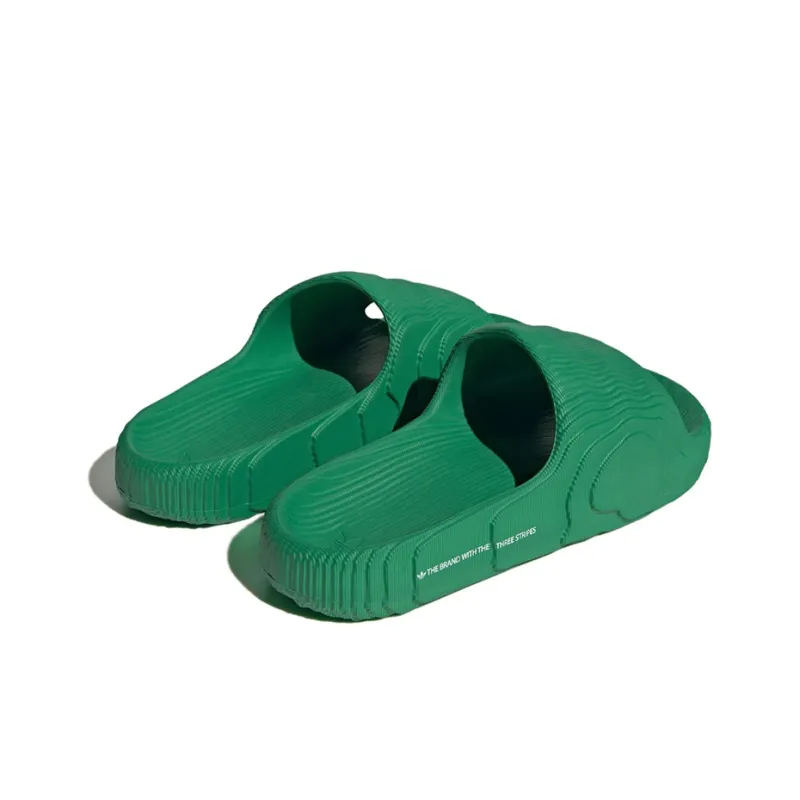 Adidas Adilette 22 Slides Green White-3