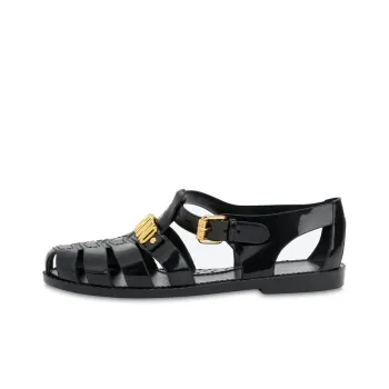 MOSCHINO Logo-plaque Sandals