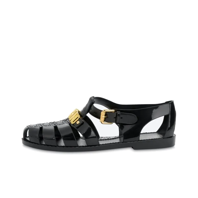 MOSCHINO Logo-plaque Sandals-0