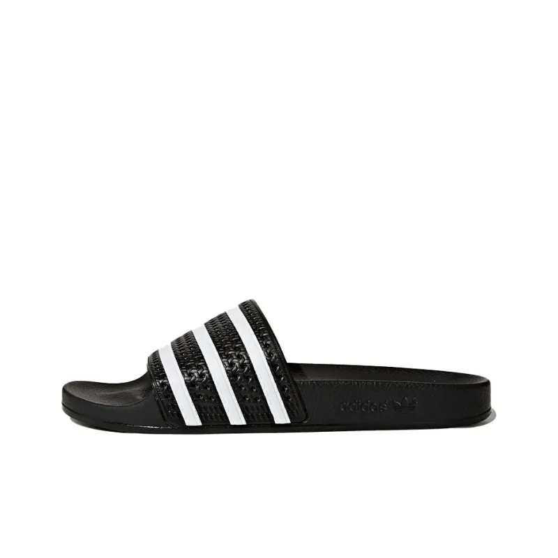 Adidas Adilette Slides Black White-0