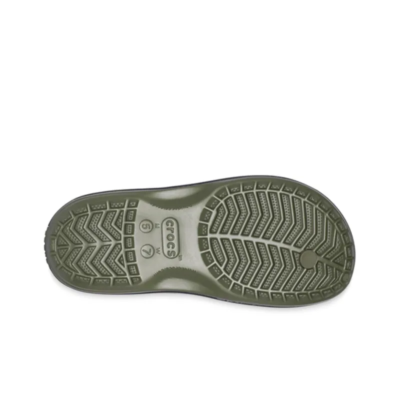 Crocs Crocband Printed Flip Flops 'Green'-6