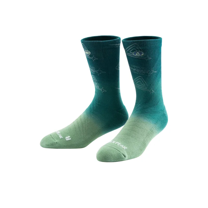 PEAK x UZIS Slide Slippers Men's Port Blue Socks Gift Box Set-8