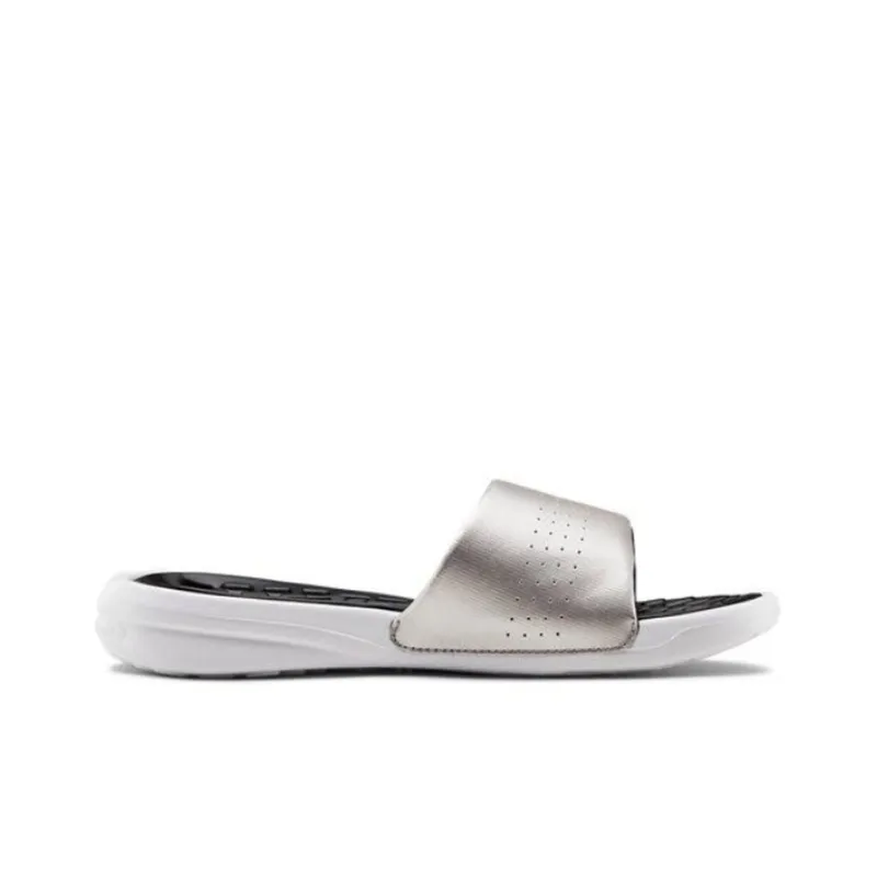 Under Armour Playmaker Fixed Strap Sandals Silver/Gray Women's-1