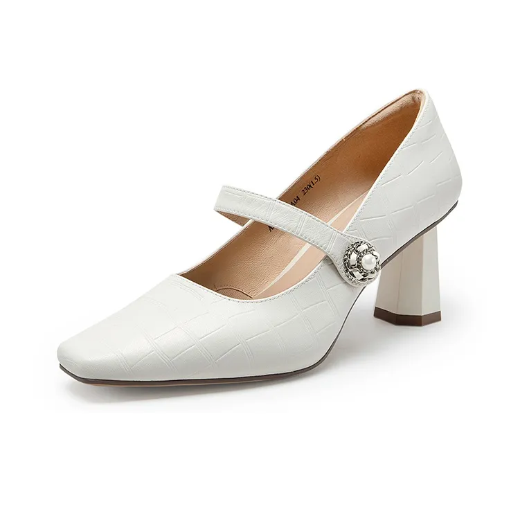 C°BANNER Chunky Heel High Heels 7cm Women's-2