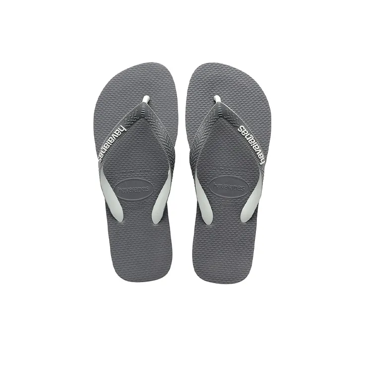 Havaianas Top Mi HAVIANA Beach Minimalist Style Sandals With Straps Flip Flops Unisex Steel Gray-3