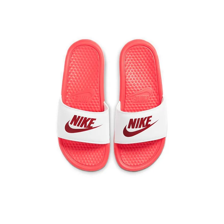 Nike Jdi Benassi Slides 'Track Red' Women's-2