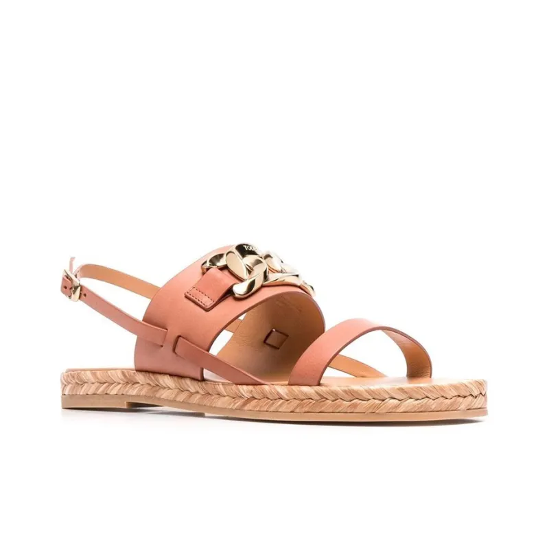 TOD'S Chain-link Slingback Sandals-2