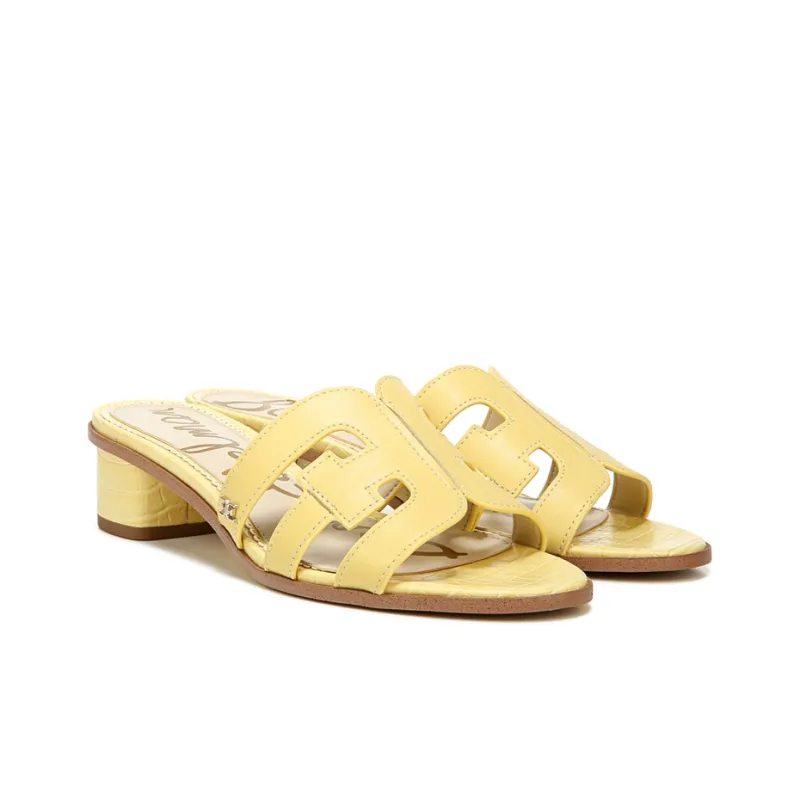 SAM EDELMAN Illie Slide Slippers Women's Light Yellow-1