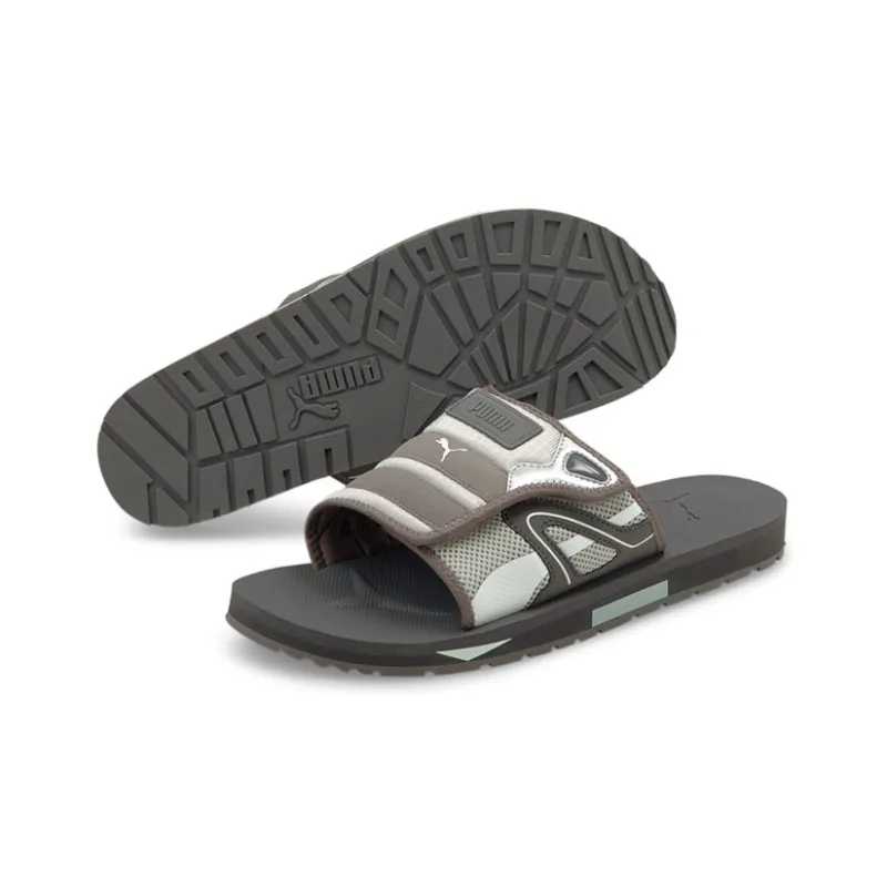 PUMA Mirage Mox Sandal 'Steel Grey Castlerock'-4