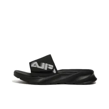 FILA Nre Slide Slippers Unisex Black Korean Style