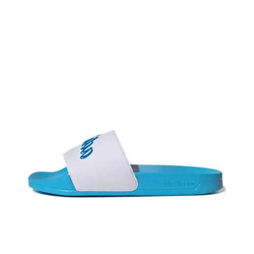 Adidas ADILETTE SHOWER Slide Slippers Women's White/Blue