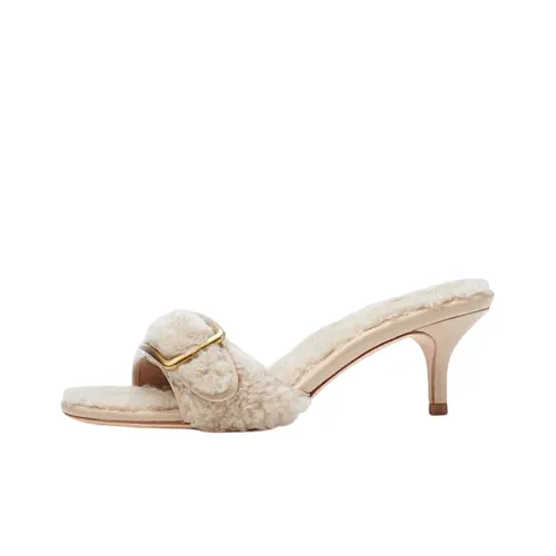 COACH Slide Slippers Women's White