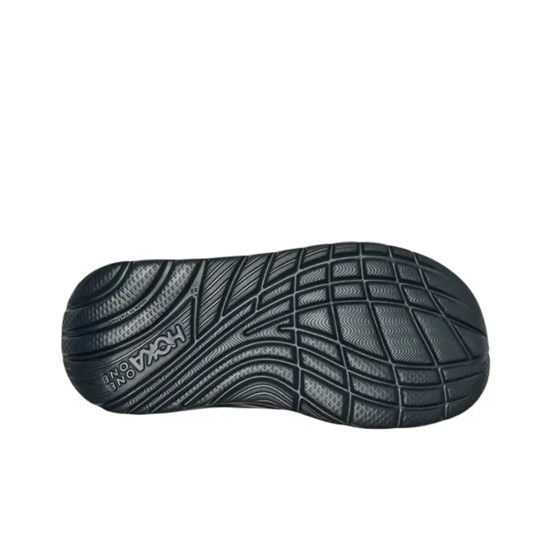 HOKA ONE ONE Ora Recovery Slide 'Blue Graphite Persimmon Orange'-4