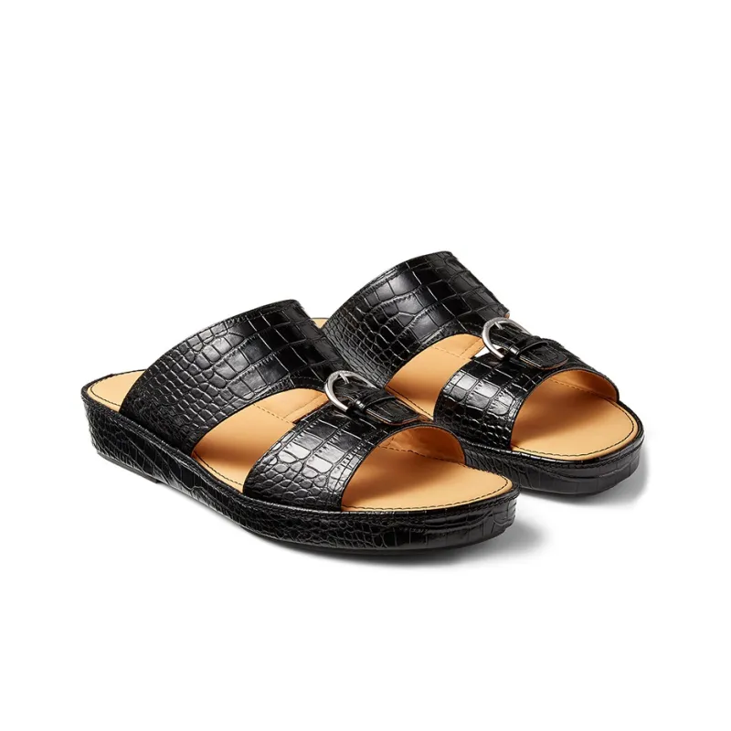 Jimmy Choo Slide Slippers Men's Black-1