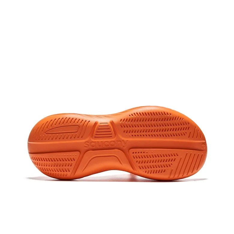 Saucony Cradle Slip Resistant Abrasion Resistant Slide Slippers Unisex Orange-4