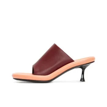JW Anderson Bumper-Tube Leather Kitten-heel Mules Women's