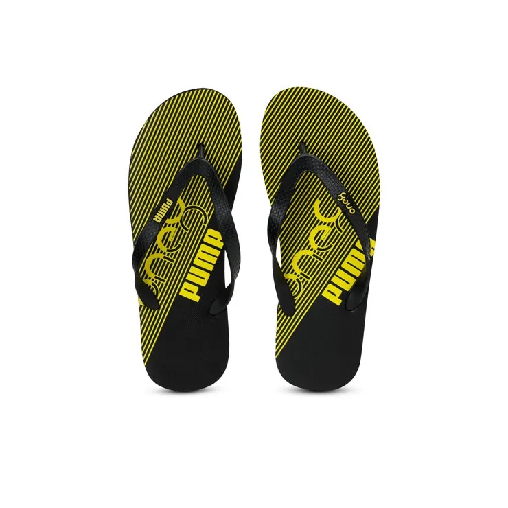 PUMA X One8 Ff Idp Slide Slippers Men's Black Yellow-2