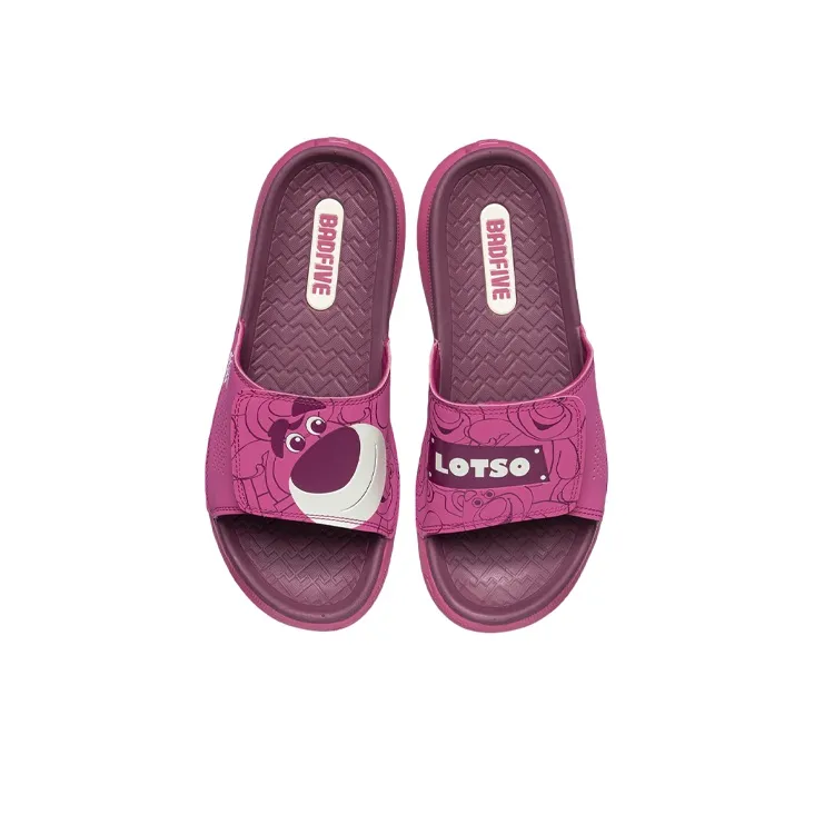 LiNing Quiet Slide Slippers Men's Beet Red-3