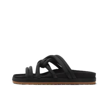 ZARA Rubber Sole Quiet Slide Slippers Men's Black