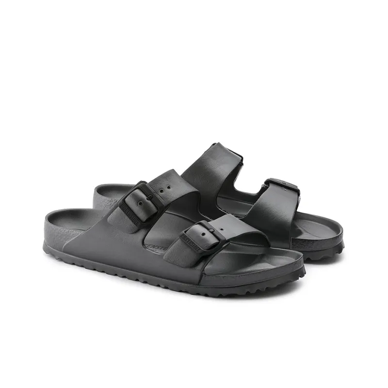 Birkenstock Logo debossed Double strap Slides-3
