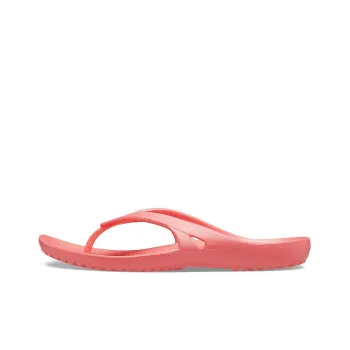 Crocs Kadee 2 Minimalistic Casual Flip Flops Red Women's
