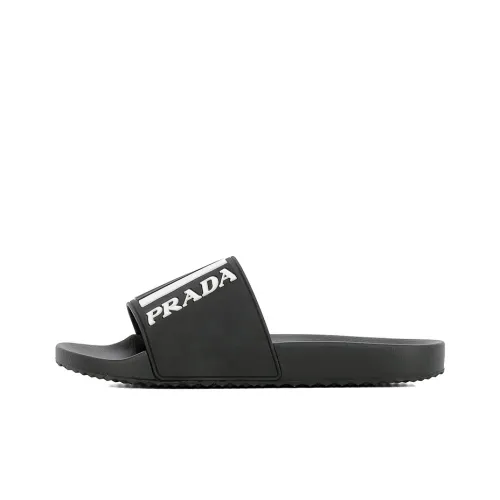 PRADA Slide Slippers Men Black