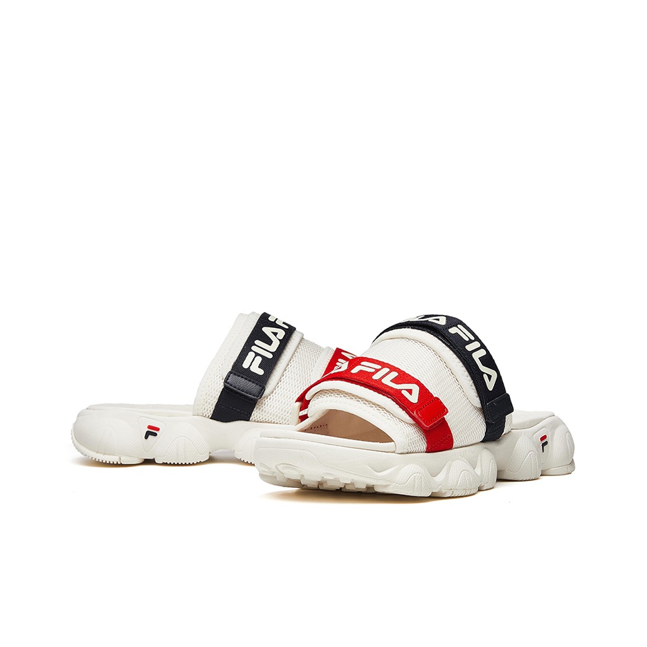 FILA Jagger Slippers White Red Black Cheap Rcj Jordan Outlet