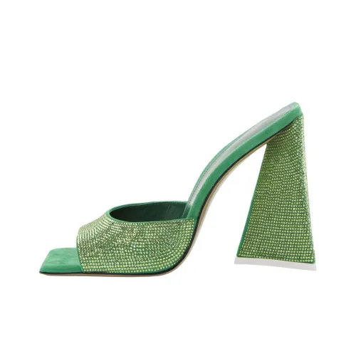 The Attico Devon Slide Slippers Women's Green