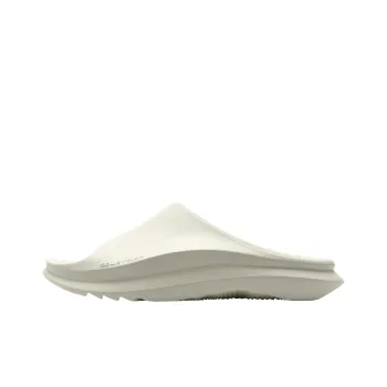 COURTMAN Luck Quiet Slide Slippers Unisex White Lite Version