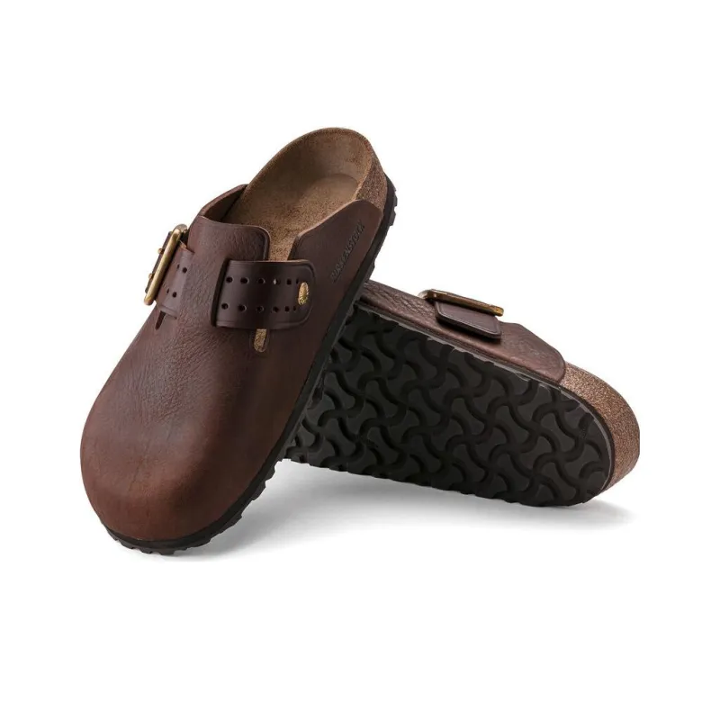 Birkenstock Boston Bold Leather Roast Brown-4