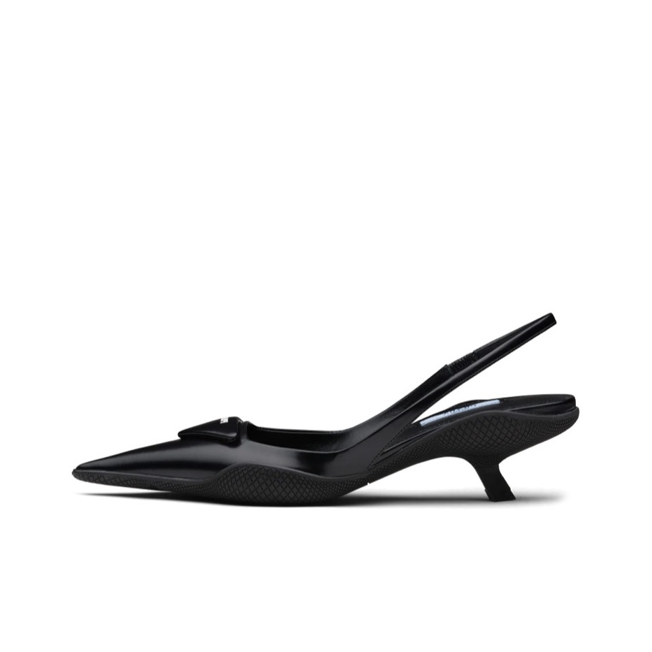 bebcdrshop trends black sling back heel POIZON