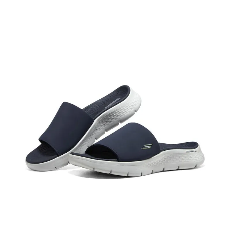 Skechers ON THE GO EVA Slip-Resistant Abrasion-Resistant Slide Slippers Men's Blue White-3