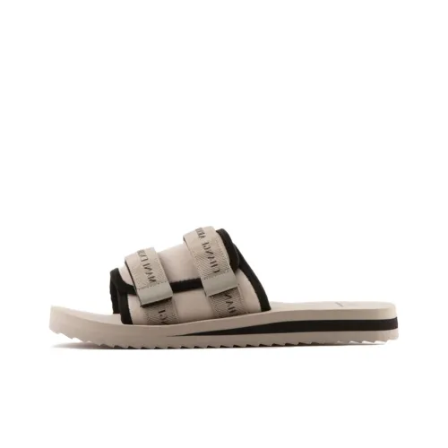 ARMANI EXCHANGE Slide Slippers Men Beige