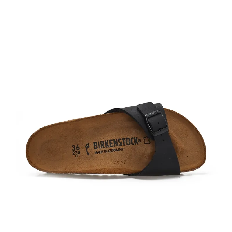 Birkenstock Madrid Birko Flor Narrow Fit Sandals 'Black'-4
