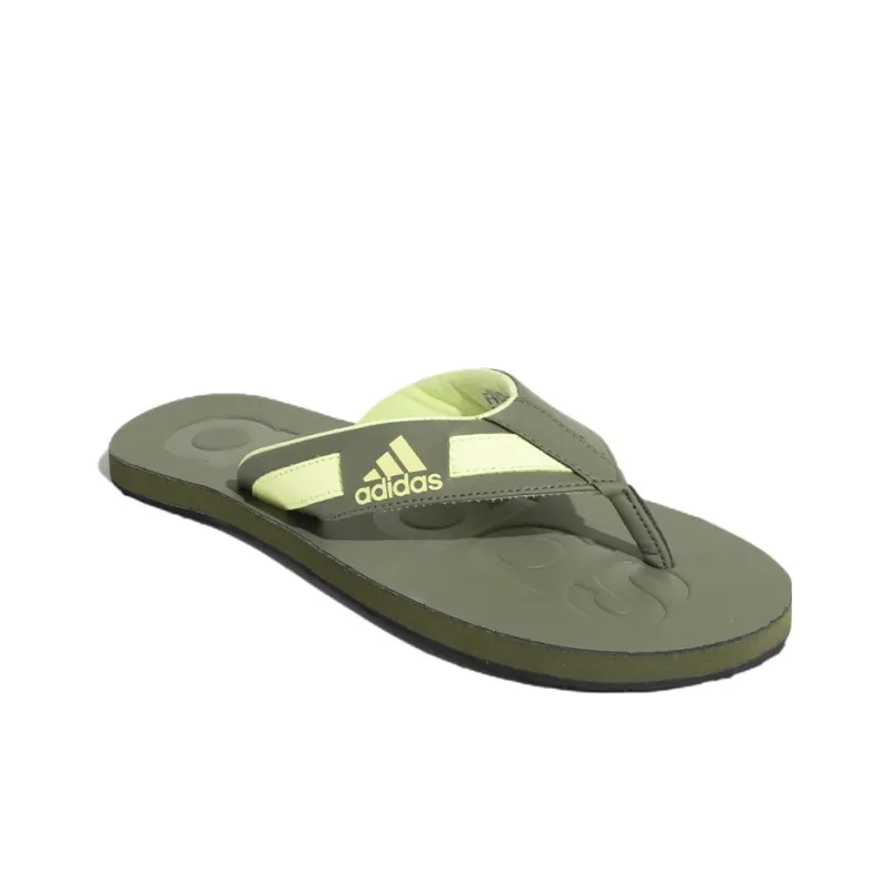 Adidas Slalon Slippers Rubber Sole Slip-Resistant Slide Slippers Men's Green-2