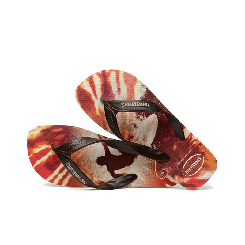 Havaianas HAVINA SurfII Stylish Sandals Men's Brown White-2