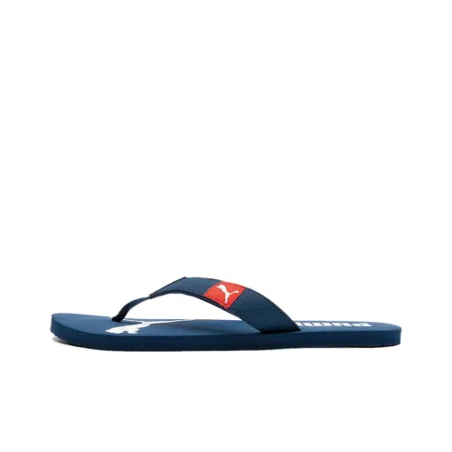 PUMA Cozy Flip Slide Slippers Men Dark Blue