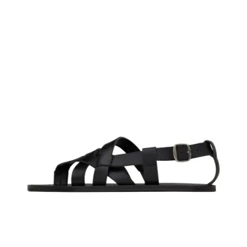 SAINT LAURENT Culver Strap Sandals Men's Black