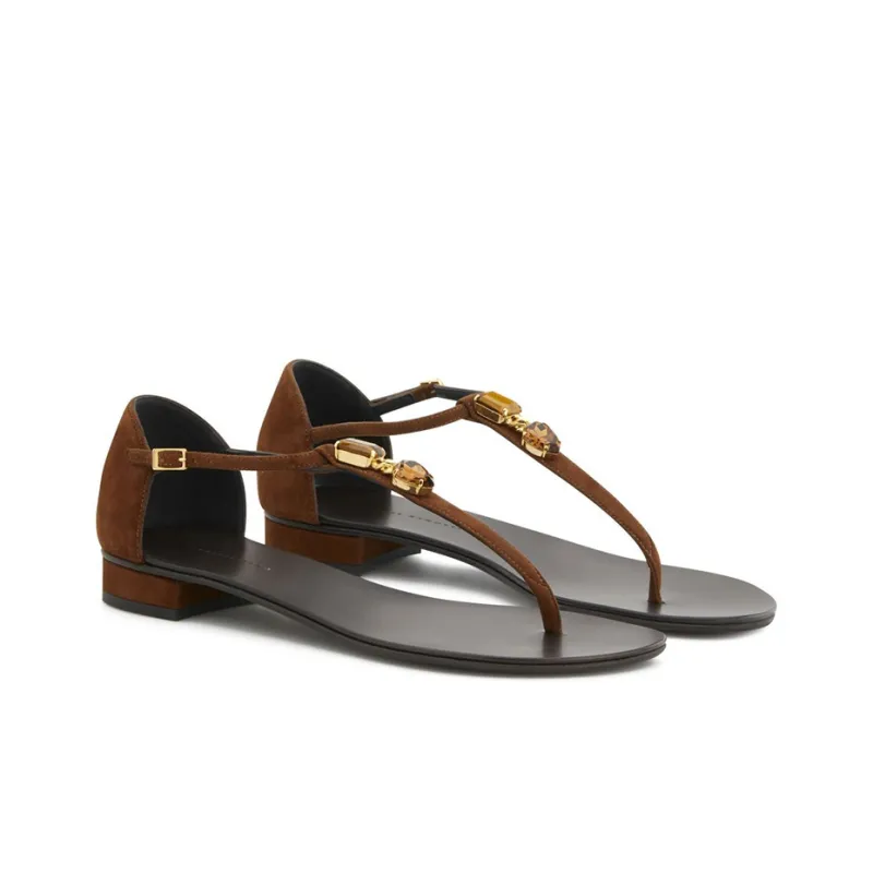 Giuseppe Zanotti/GZ Evie Strap Sandals Women's Tan-2