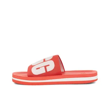 UGG Zuma Graphic Slipper Coral Red Women's