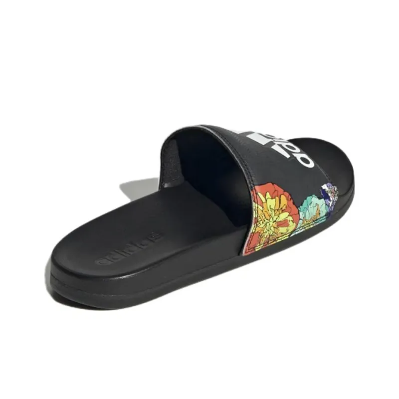 Adidas Adilette Comfort Slide 'Black Floral' Women's-3