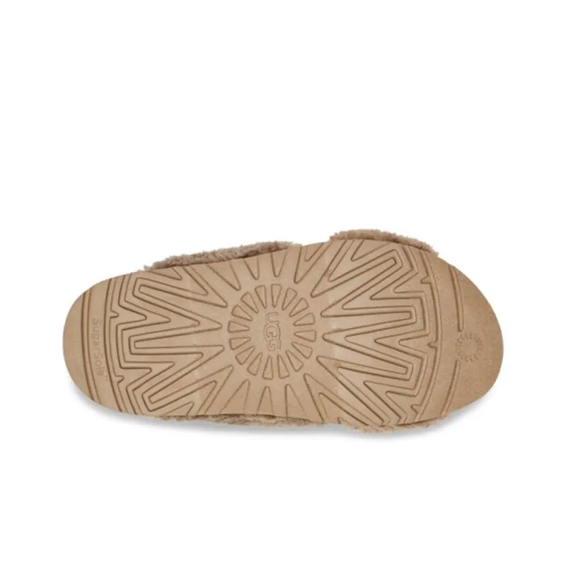 UGG Foam Sole Slide Slippers Women's Walnut Wood Color-5