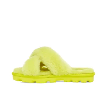UGG Fuzzette Yellow Slippers Women's