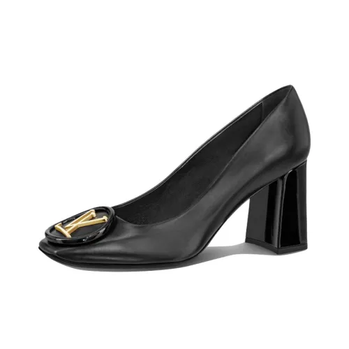 LOUIS VUITTON Madeleine High Heels Women's Black