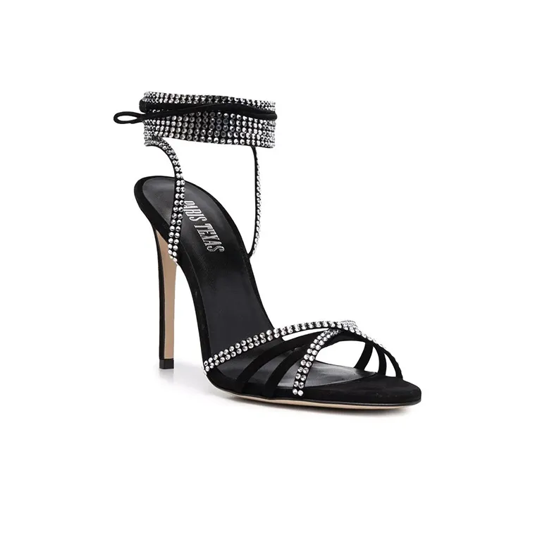 Paris Texas Holly Nicole Crystal-embellished Sandals-2