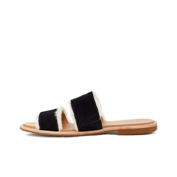 UGG Rubber Sole Slide Slippers Women's Black