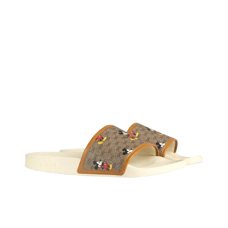 GUCCI Disney X GUCCI Gg Slide 'Mickey Mouse'-1