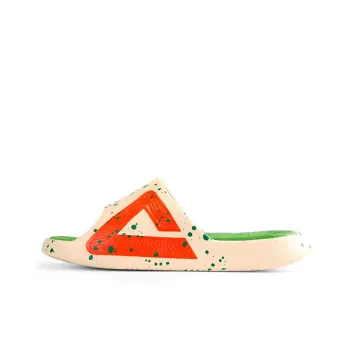 PEAK Quiet Slide Slippers Men's Beige Yellow Fruit Green